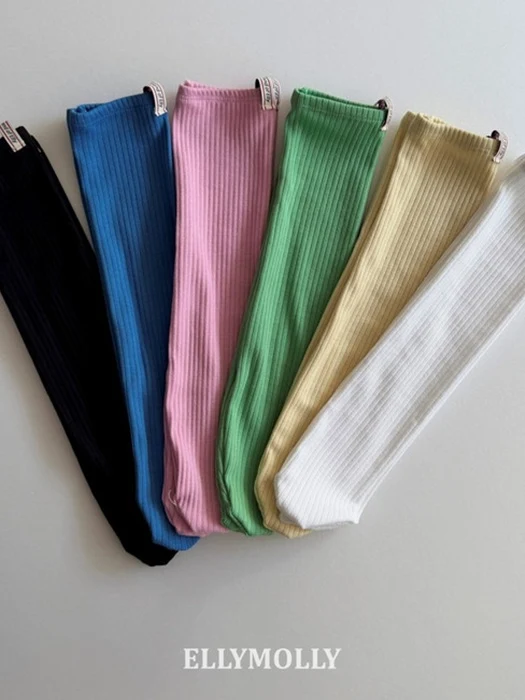 Color Ribbed Socks