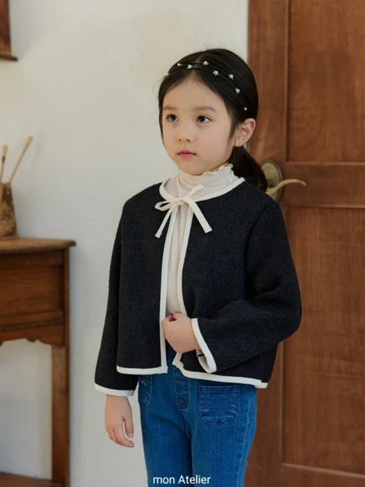 Ribbon Contrast Jacket Ribbon Contrast Jacket
