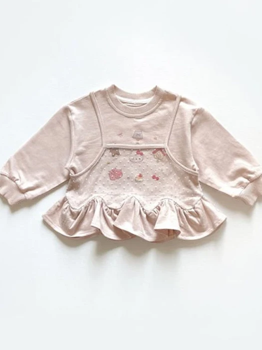 Bustier Frill Tee