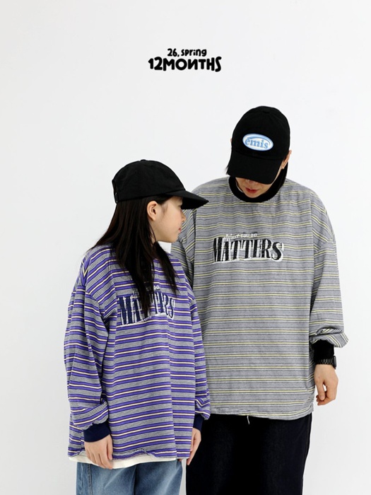 Matte Stripe Tee (Adult)