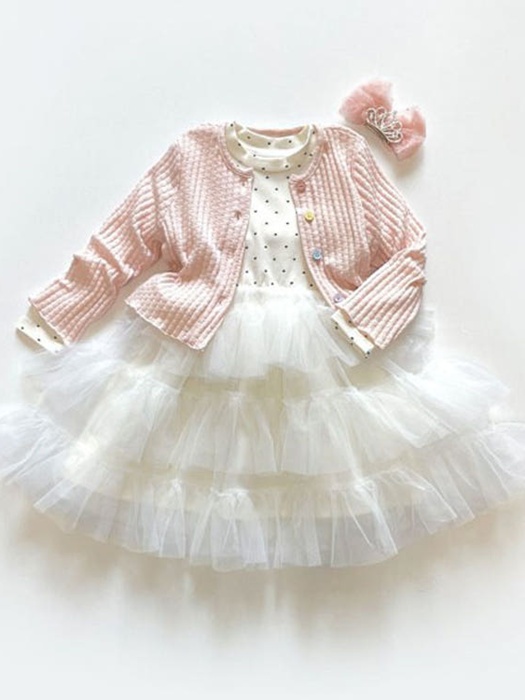 Tiered Ensemble Cardigan Set Tiered Ensemble Cardigan Set