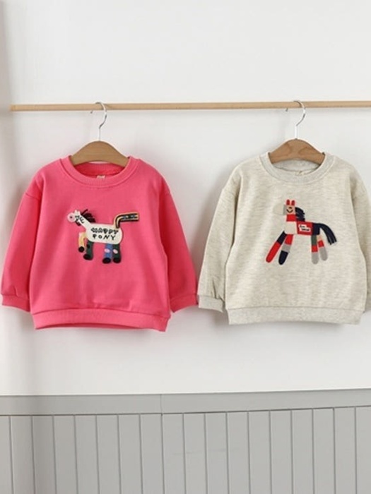 Embroidered Horse Sweatshirt Embroidered Horse Sweatshirt