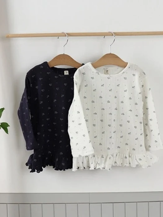 Small Floral Long Tee Small Floral Long Tee