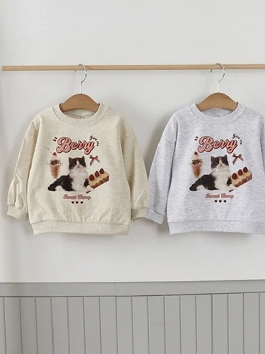 Berry Cat Sweatshirt Berry Cat Sweatshirt