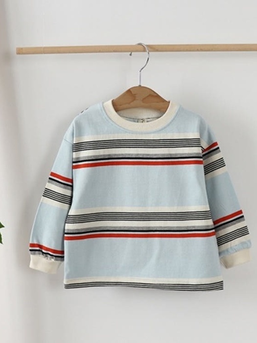 Blue Stripe Sweatshirt