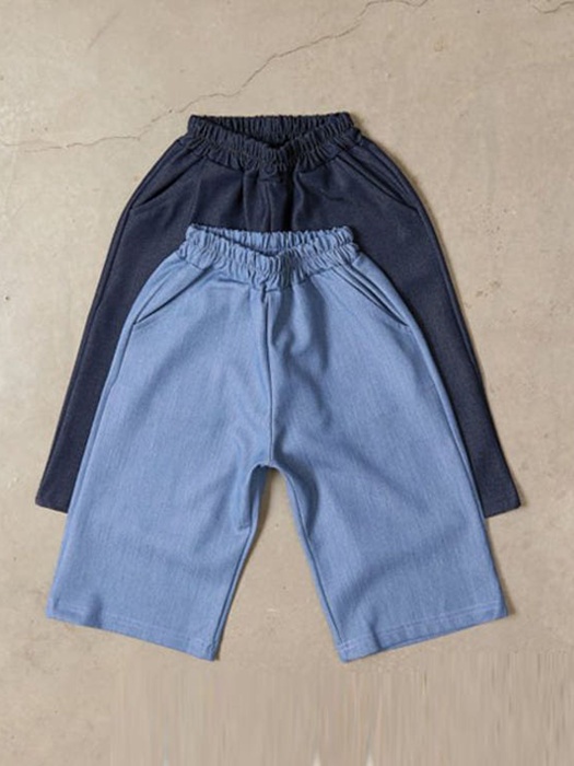 Denim Wide Pants