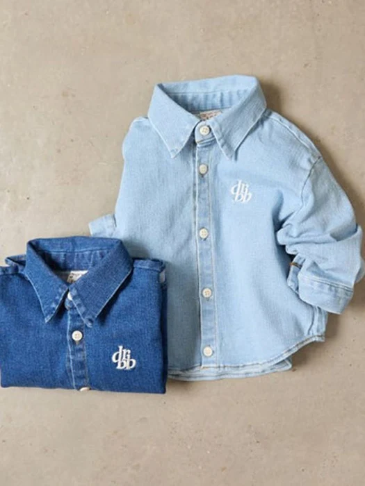 DR Embroidered Denim Shirt