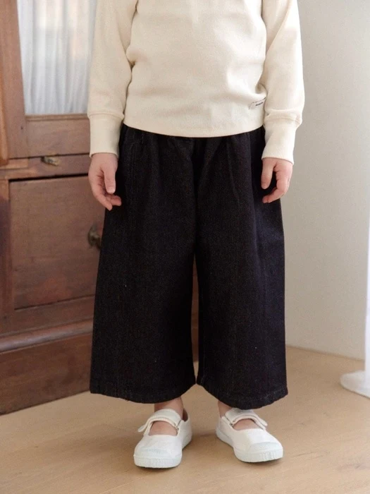Denim Wide Pants Denim Wide Pants