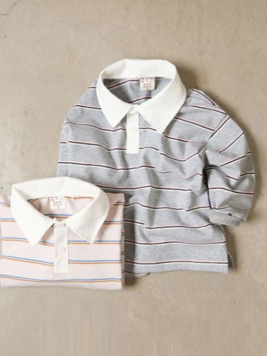 Line Collar Tee