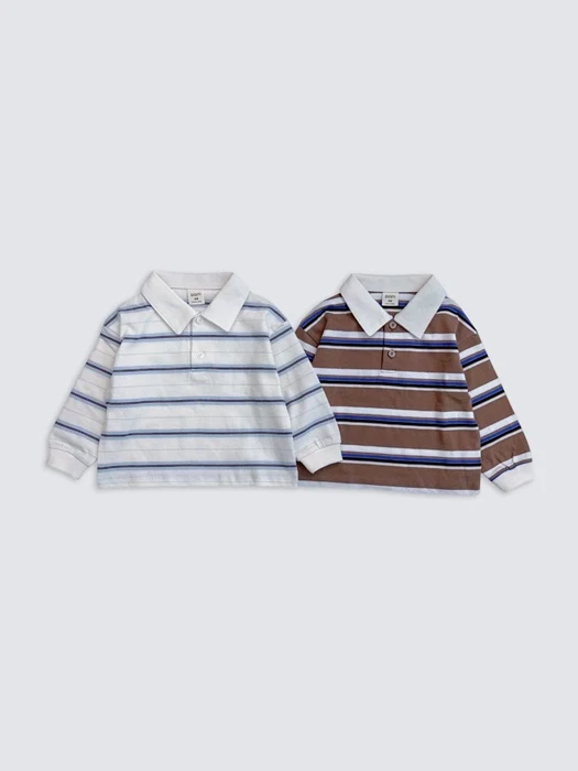 Stripe Collar Tee Stripe Collar Tee