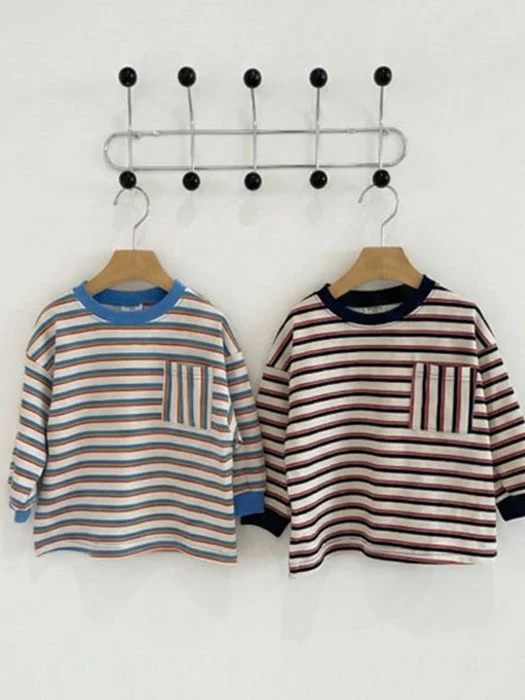 Stripe Pocket Tee