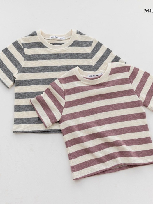Bias Stripe Tee