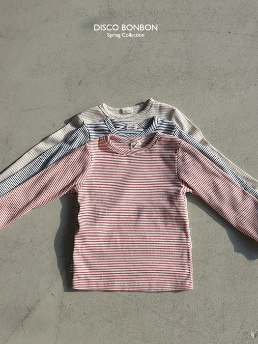 Crayon Spandex Stripe Tee