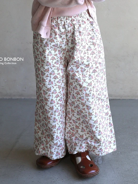 Spring Flower Wide Pants Spring Flower Wide Pants