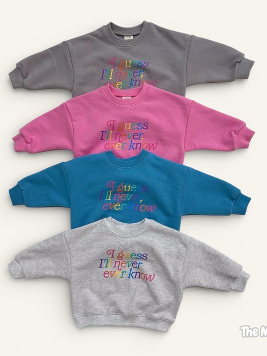 Rainbow Lettering Sweatshirt
