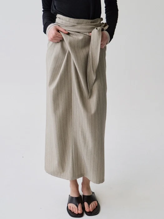 Stripe Wrap Skirt Stripe Wrap Skirt