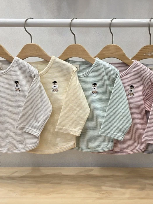 Bear Striped Tee