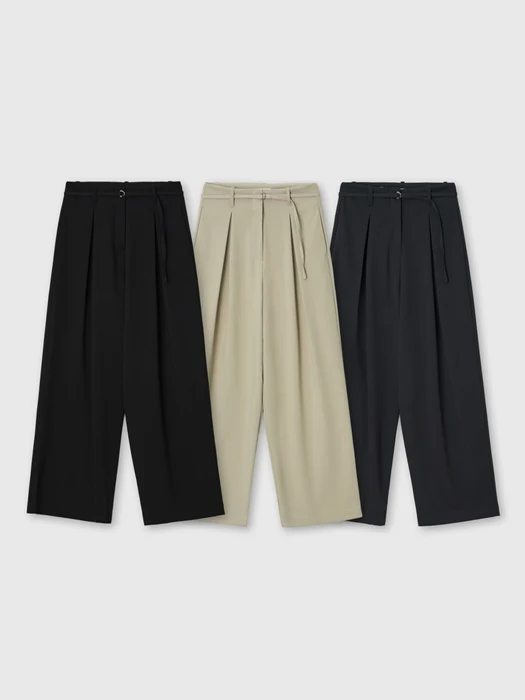 Double Pleated Wide Pants Double Pleated Wide Pants