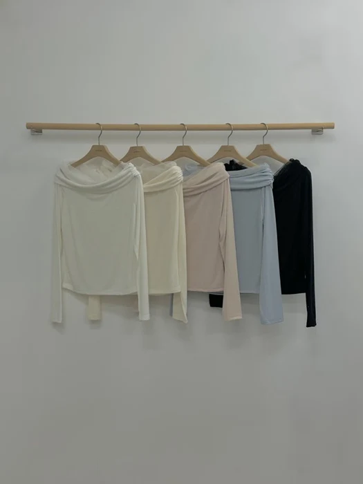 Rosanna Mesh Off-Shoulder Tee