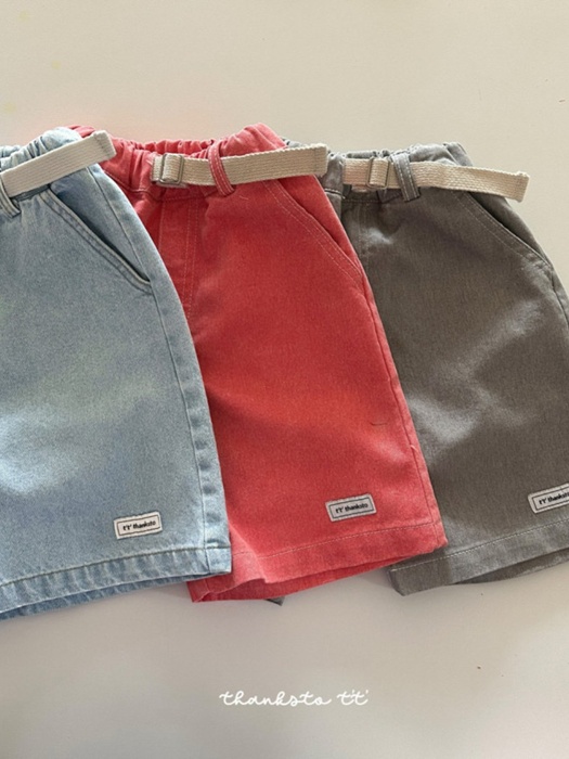 Belt Pigment Pants