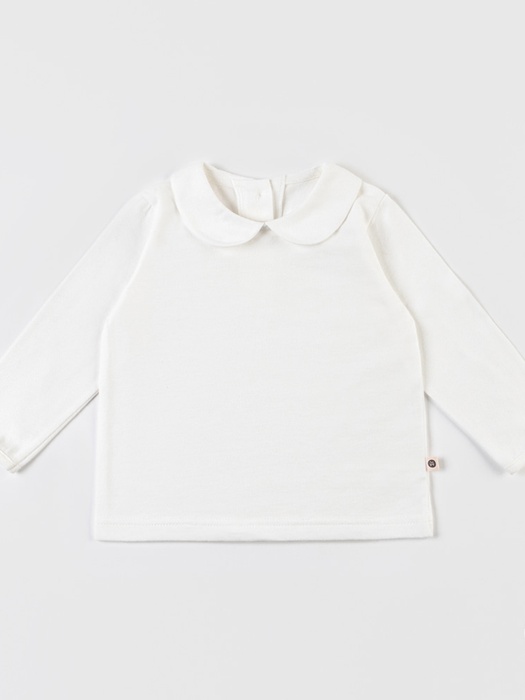 Karen Round Collar Baby Tee Karen Round Collar Baby Tee