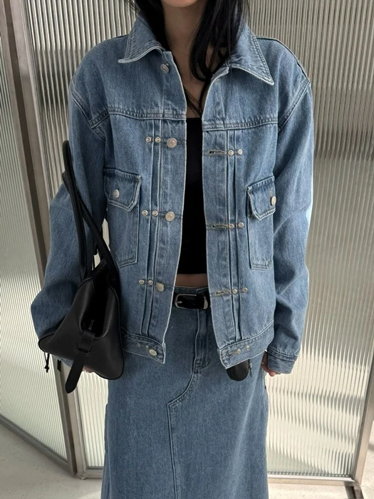 Snap Denim Jacket