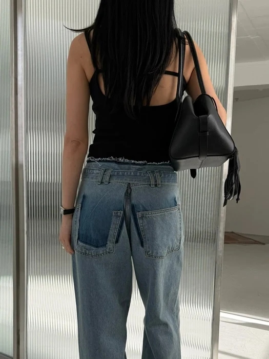 Cut-Off Denim Pants Cut-Off Denim Pants