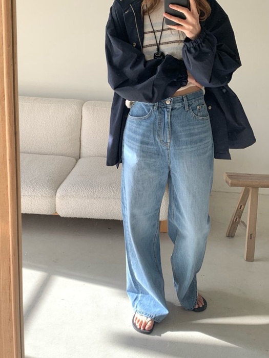 Soft Blue Denim Pants Soft Blue Denim Pants