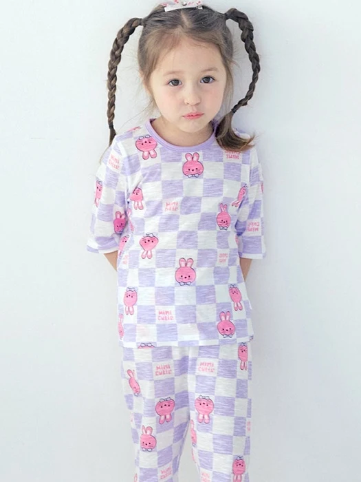 Purple Bubble Rabbit Easywear