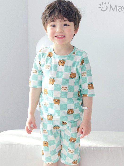Mint Bubble Bear Easywear