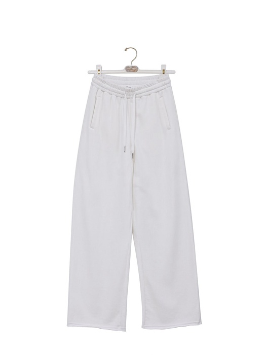 Cutted Detail Wide Sweat Trousers Cutted Detail Wide Sweat Trousers