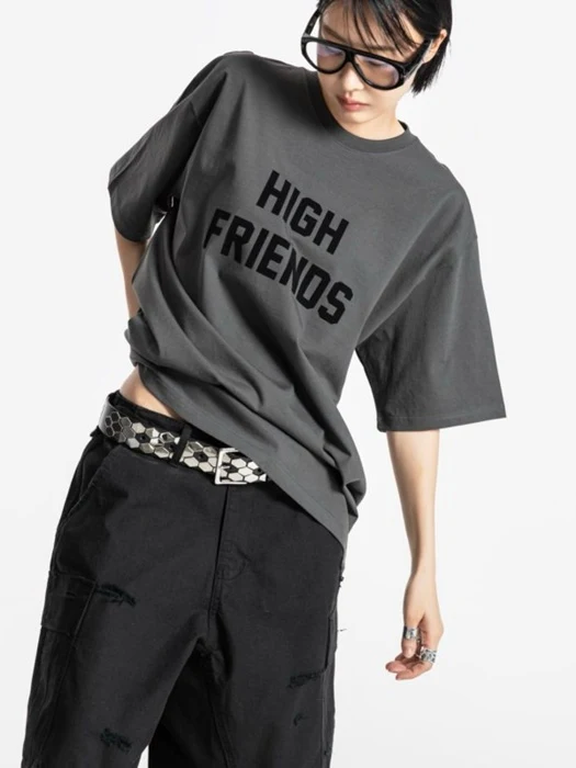 High Friends Print Tee