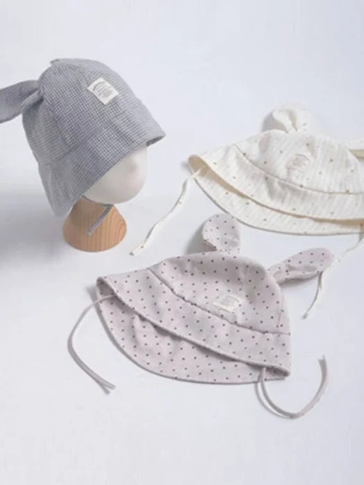 Dot Rabbit Summer Bucket Hat