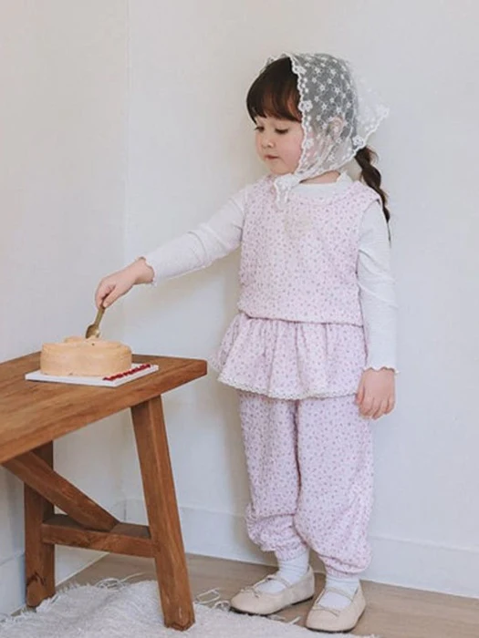 Small Flower Vest Set Small Flower Vest Set