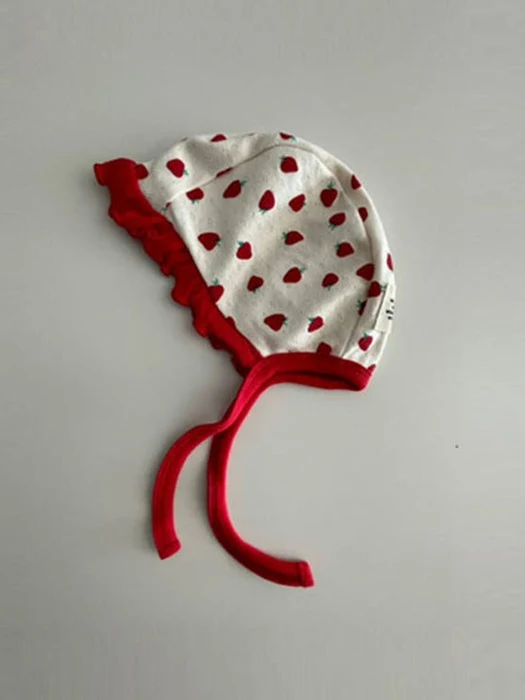 Eyelet Strawberry Bonnet Eyelet Strawberry Bonnet