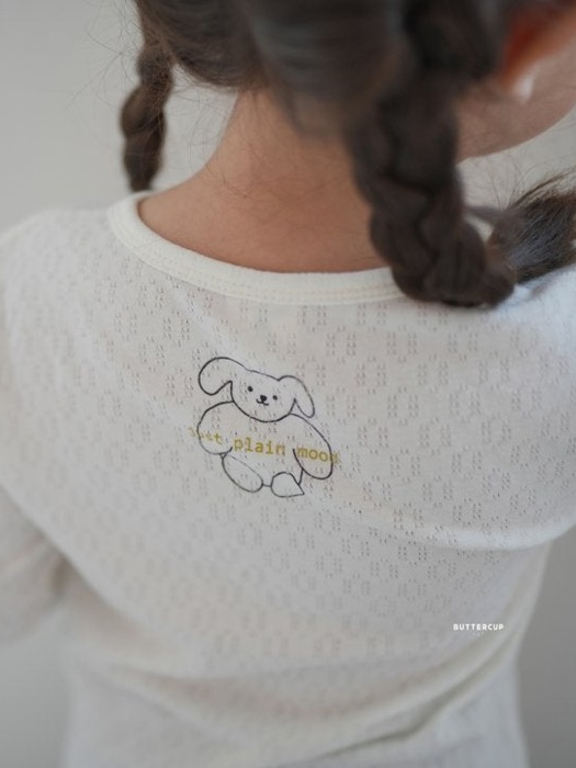Rosy Eyelet Tee