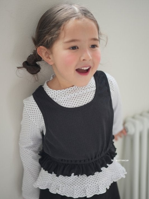 Eyelet Frill Top