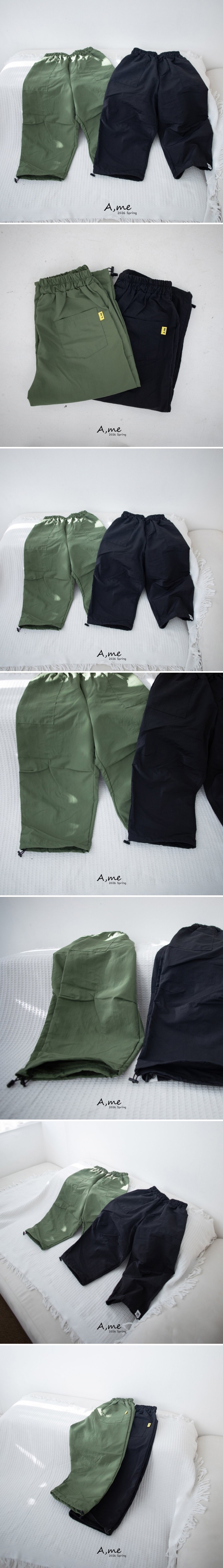 A Me - Korean Children Fashion - #stylishchildhood - Dart Nylon Pants - 2