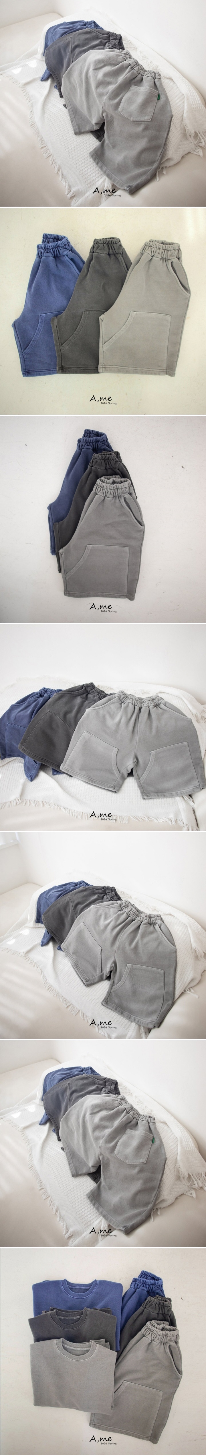 A Me - Korean Children Fashion - #toddlerclothing - Bermuda Pigment Shorts - 2