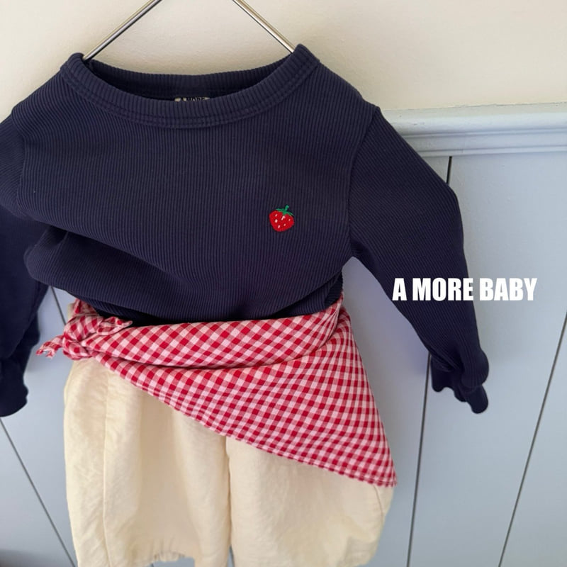 Bebe Strawberry Rib Tee by A More for Baby - view 6