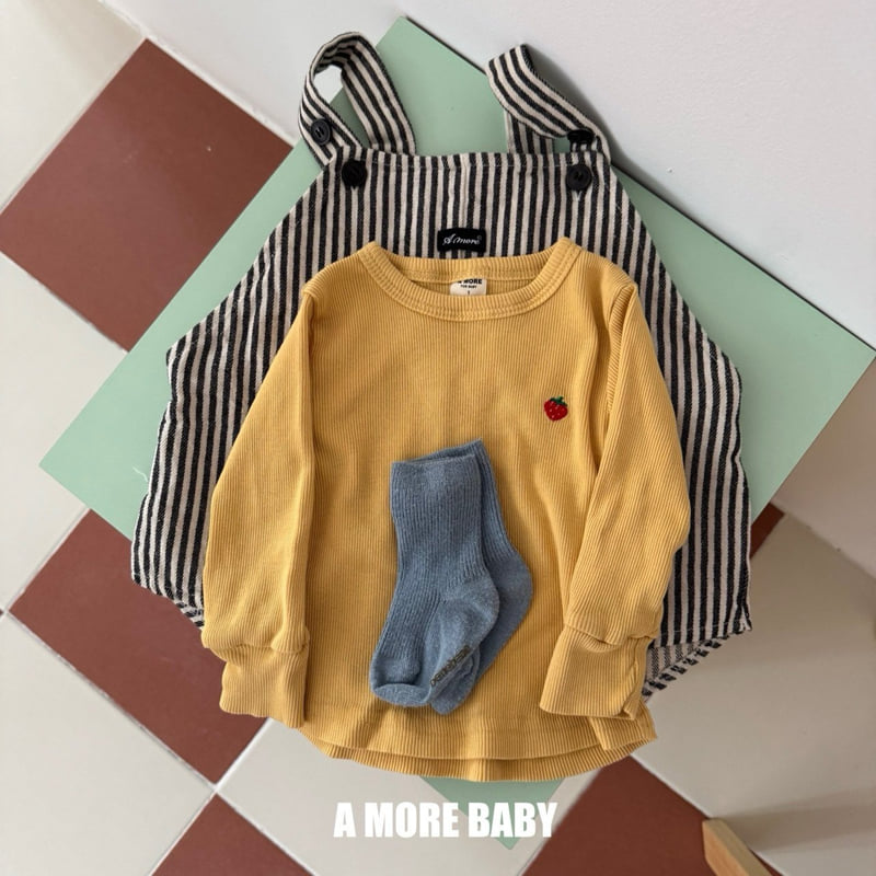 Bebe Strawberry Rib Tee by A More for Baby - view 8