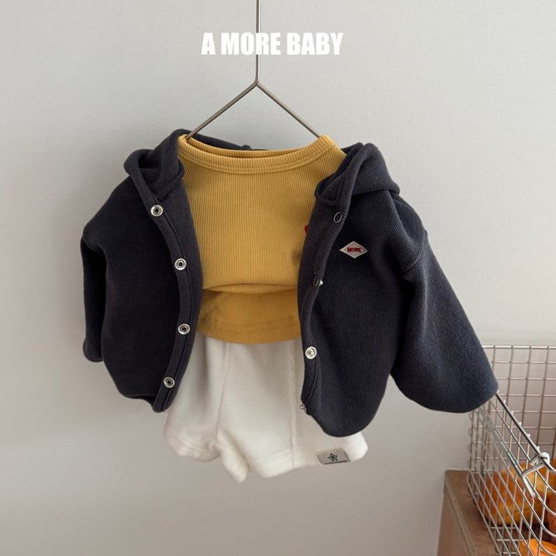 Bebe Peanut Hooded Cardigan by A More for Baby - view 4