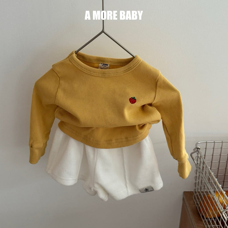 Bebe Strawberry Rib Tee by A More for Baby - view 9