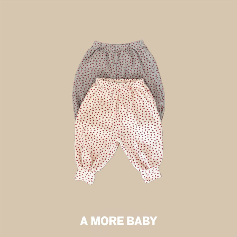 Bebe Strawberry All-Over Pants by A More for Baby - view 11