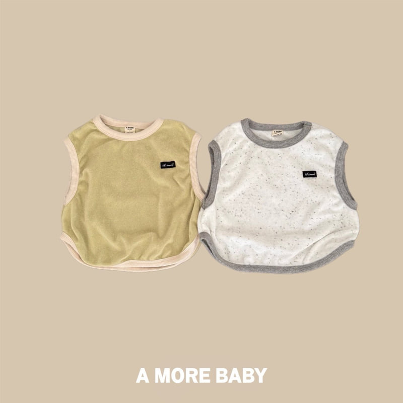 A More - Korean Baby Fashion - #babyootd - Bebe Terry Vest