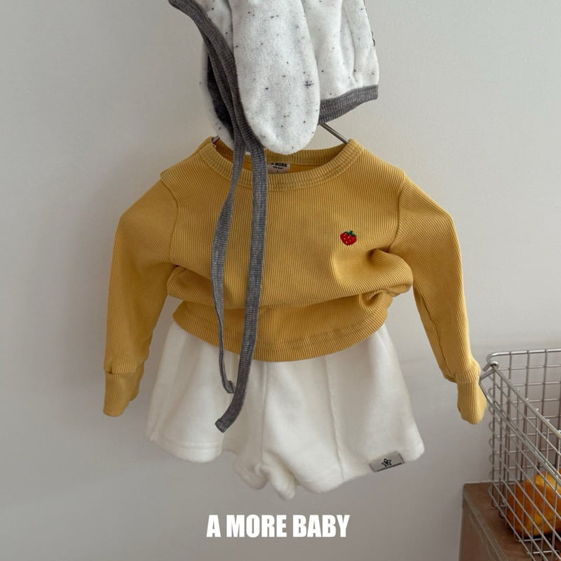 Bebe Strawberry Rib Tee by A More for Baby - view 2
