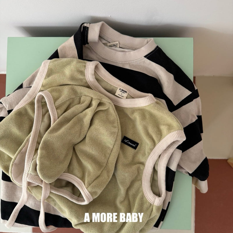 A More - Korean Baby Fashion - #onlinebabyboutique - Bebe Terry Vest - 5