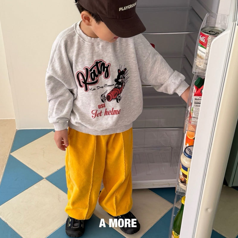 A More - Korean Children Fashion - #childofig - Racing Cat Sweatshirt - 3
