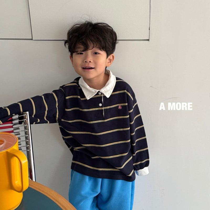 A More - Korean Children Fashion - #kidsstore - Atom Collar Tee - 4