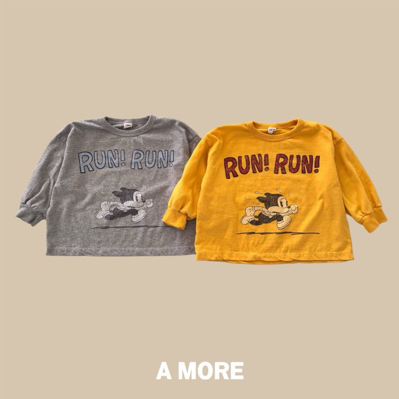 A More - Korean Children Fashion - #toddlerclothing - Run Run Tee